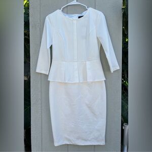 NWT VFshow midi dress peplum